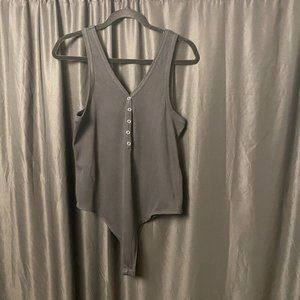 Wild Fable Black Sleeveless Bodysuit